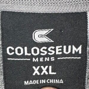 Army Black Knights Jacket Full Zip Mens 2XL Black Gray Sweatshirt Logo Colosseum